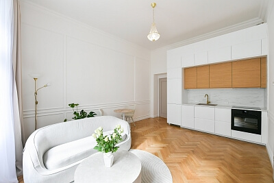 Velehradská, Vinohrady - Praha 3 | Pronájem, Byt, 2+kk, 50 m²