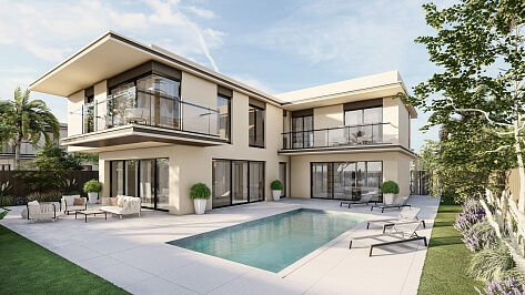 Spojené arabské emiráty, Ras Al Khaimah - Al Hamra Village | Prodej, Rodinný dům, 6+kk, 516 m²