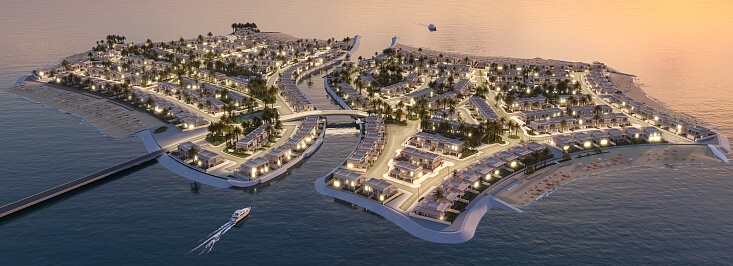 Spojené arabské emiráty, Ras Al Khaimah - Al Hamra Village | Prodej, Rodinný dům, 6+kk, 516 m²