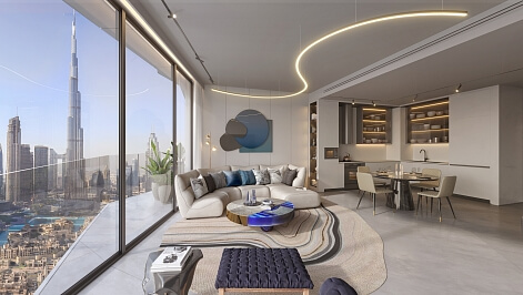 Spojené arabské emiráty, Dubaj - Downtown Dubai | Prodej, Byt, 3+kk, 106 m²