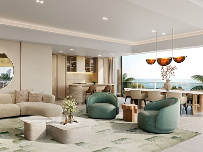 Spojené arabské emiráty, Ras Al Khaimah - Ostrov Al Marjan | Prodej, Byt, 3+kk, 161 m²